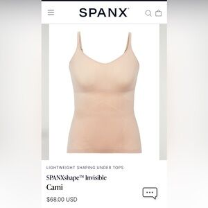 SPANXshape invisible cami